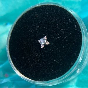 BVLA White Gold Mini Kandy with Aquamarine